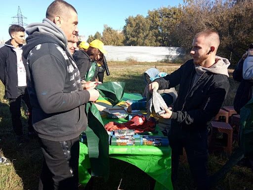 Как в Полтаве прошла уборка в Приречном парке?